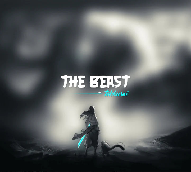 The Beast by Tekkusai - Premium Glass Gaming Mousepad for PC & Laptop - Smooth Glide Surface for Esports & Office Work - Pre-Order Now