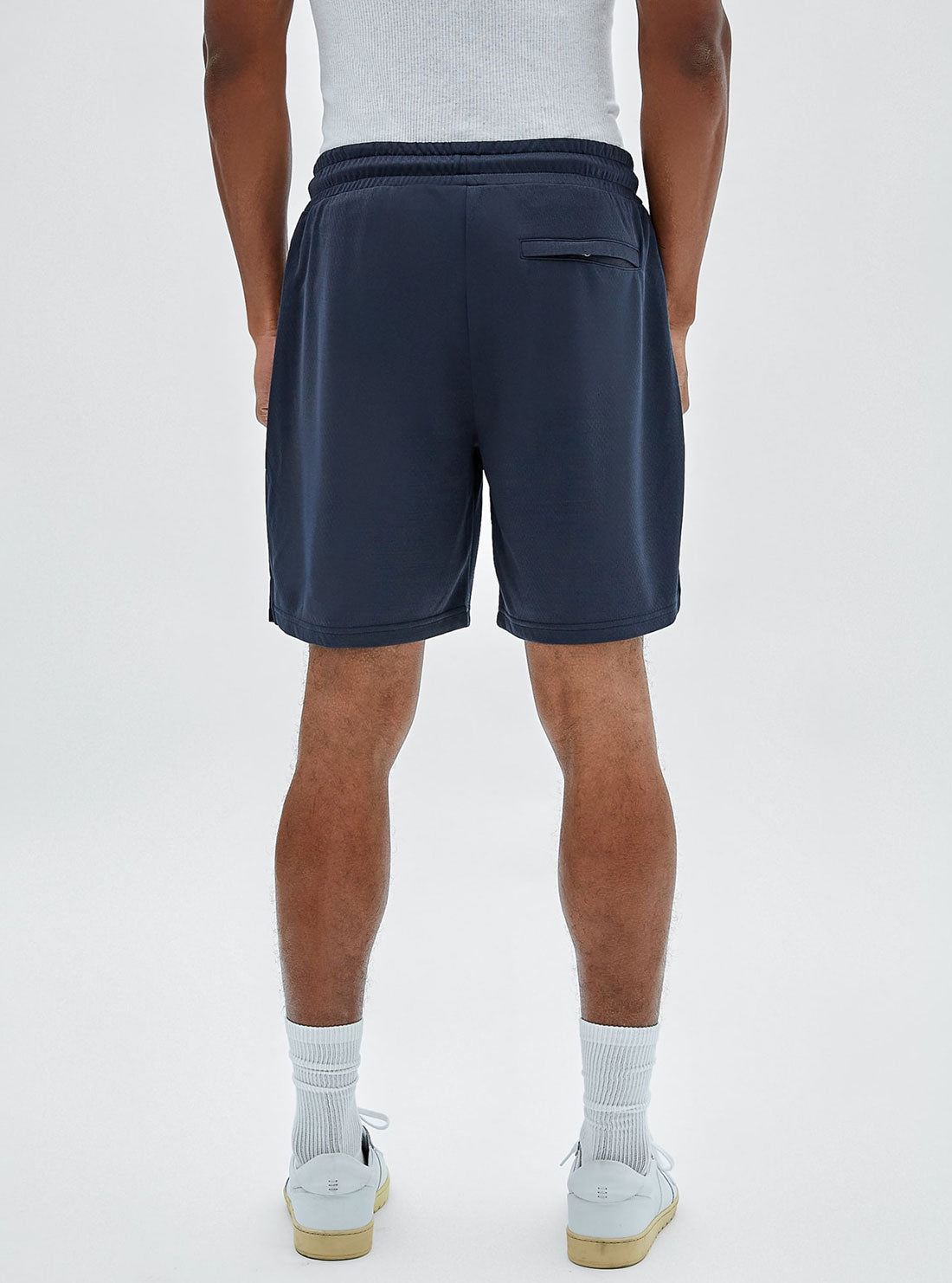 Guess Originals Blue Sonic Mesh Shorts for Men - Lightweight & Breathable Athletic Shorts for Running, Gym, and Casual Wear