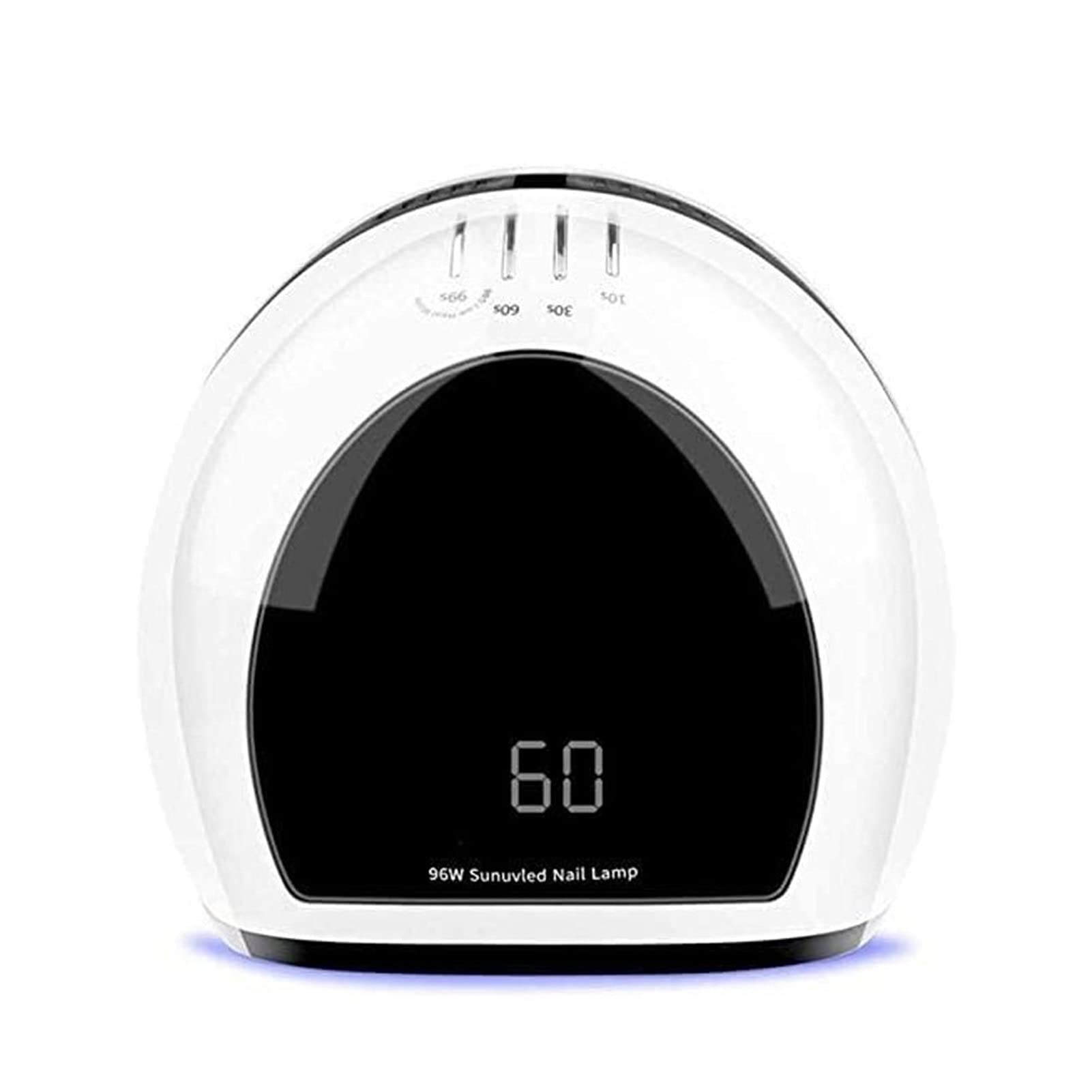 Professional Portable UV LED Nail Lamp - Compact Gel Nail Dryer & Light Curing Device for Manicure Pedicure | Timer Settings | Perfect for Home & Salon Nail Art | White