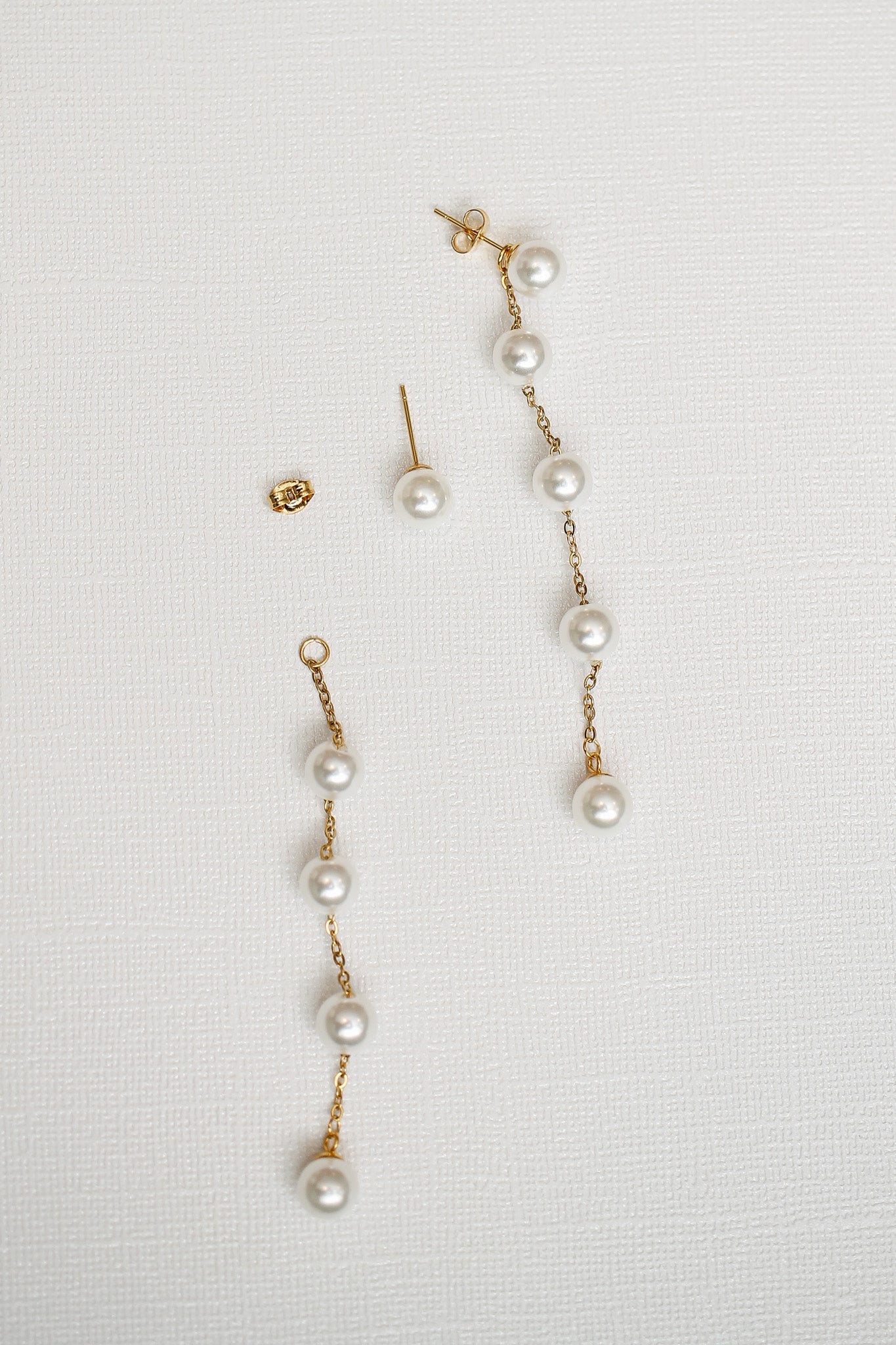 Emory Pearl Dangle Earrings in 14K Gold - Elegant Pearl Jewelry for Women | Perfect for Weddings, Parties & Special Occasions
