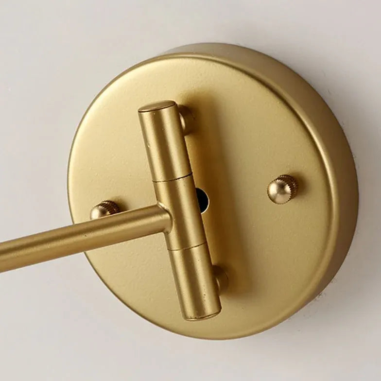 Adjustable Wide Flare Wall Sconce - Modern Bedroom Lighting Fixture for Reading & Relaxation