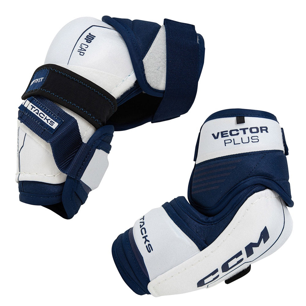 CCM Tacks Vector Plus 2024 Senior Ice Hockey Elbow Pads - Protective Gear for Hockey Players - Perfect for Training & Competitive Games