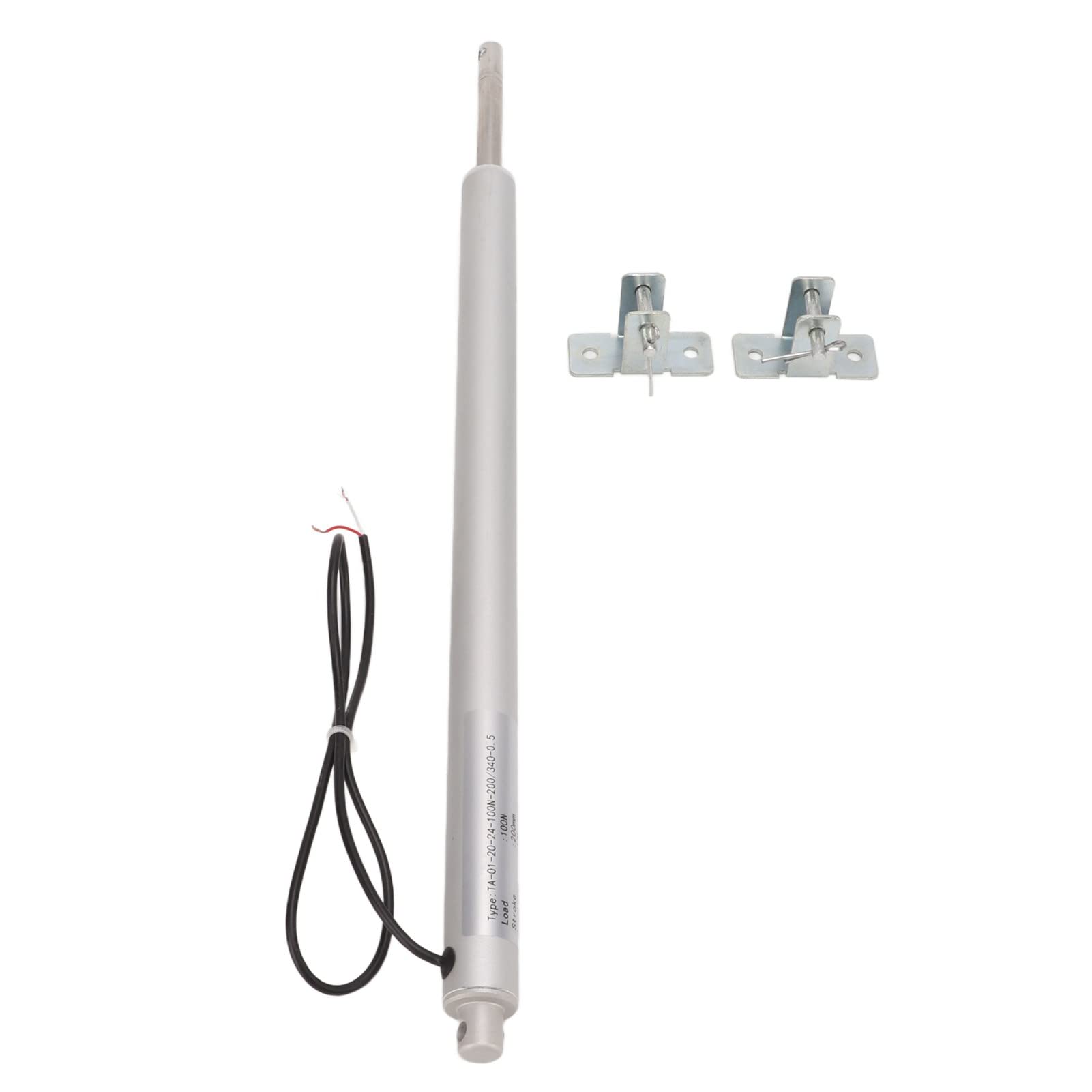 12V Electric Linear Actuator 200mm Stroke 100N Force - Aluminum Alloy Actuator for Medical Beds, Lift Beds & Machinery Equipment | Perfect for Home Healthcare & Industrial Automation