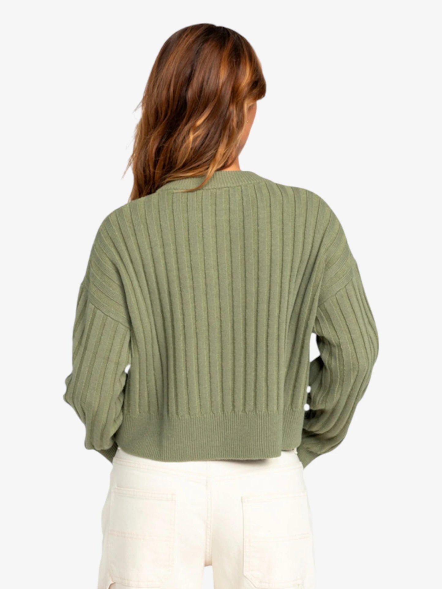 Roxy Women's Verde Exploring Diary Sweater - Cozy Knit Pullover for Casual Wear, Outdoor Adventures & Travel
