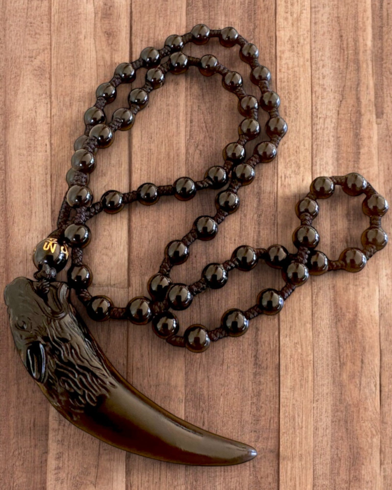 Custom Engraved Jade Wolf Tooth Amulet - Strength & Protection Talisman for Men & Women - Perfect Spiritual Gift for Birthdays, Anniversaries & Special Occasions