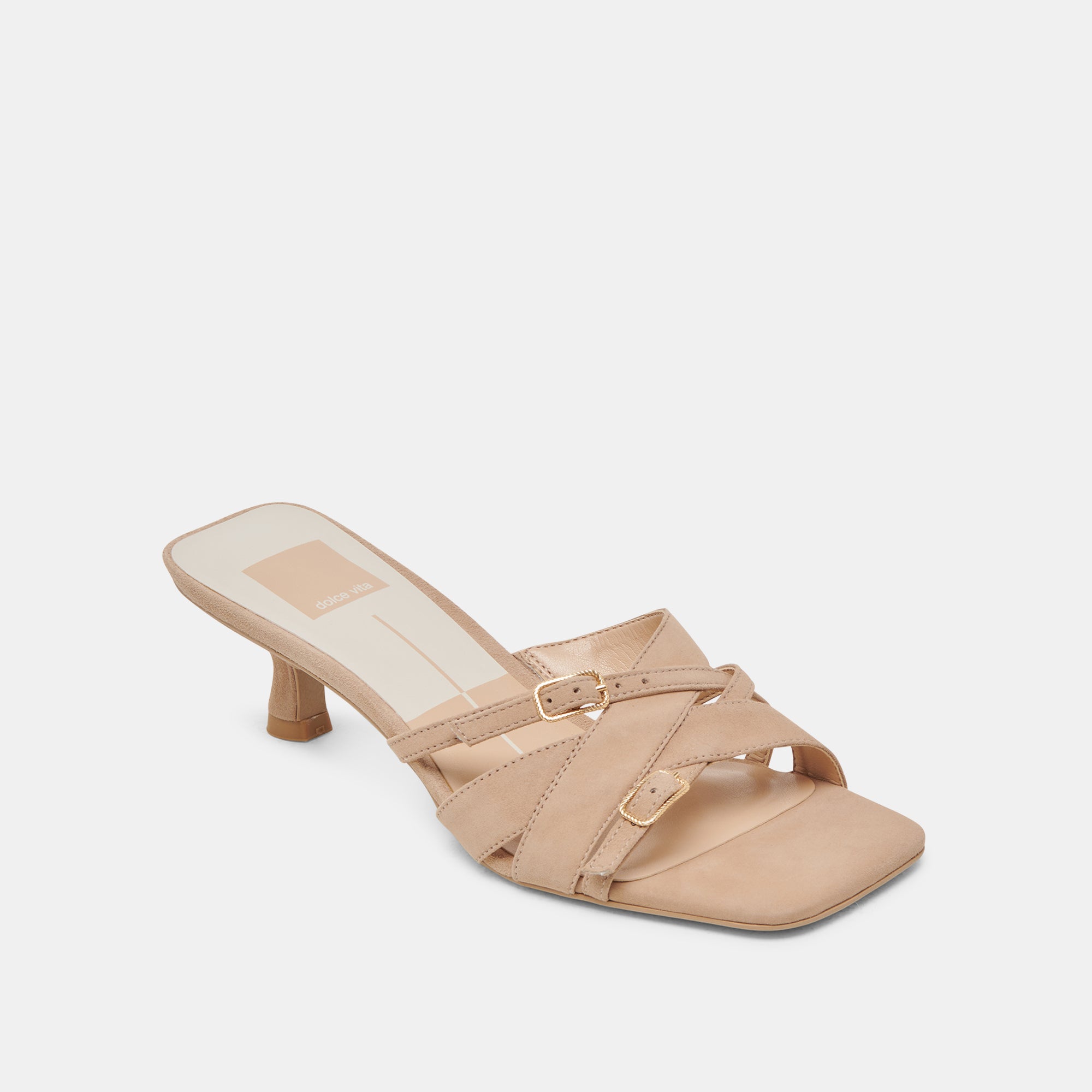 Bryant Heels Women's Camel Suede High Heels - Elegant Dress Shoes for Work, Party & Special Occasions