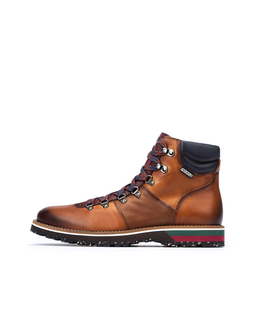PIKOLINOS Men's Pirineos Leather Ankle Boots - Comfortable & Stylish for Casual Wear, Outdoor Hiking & Everyday Use