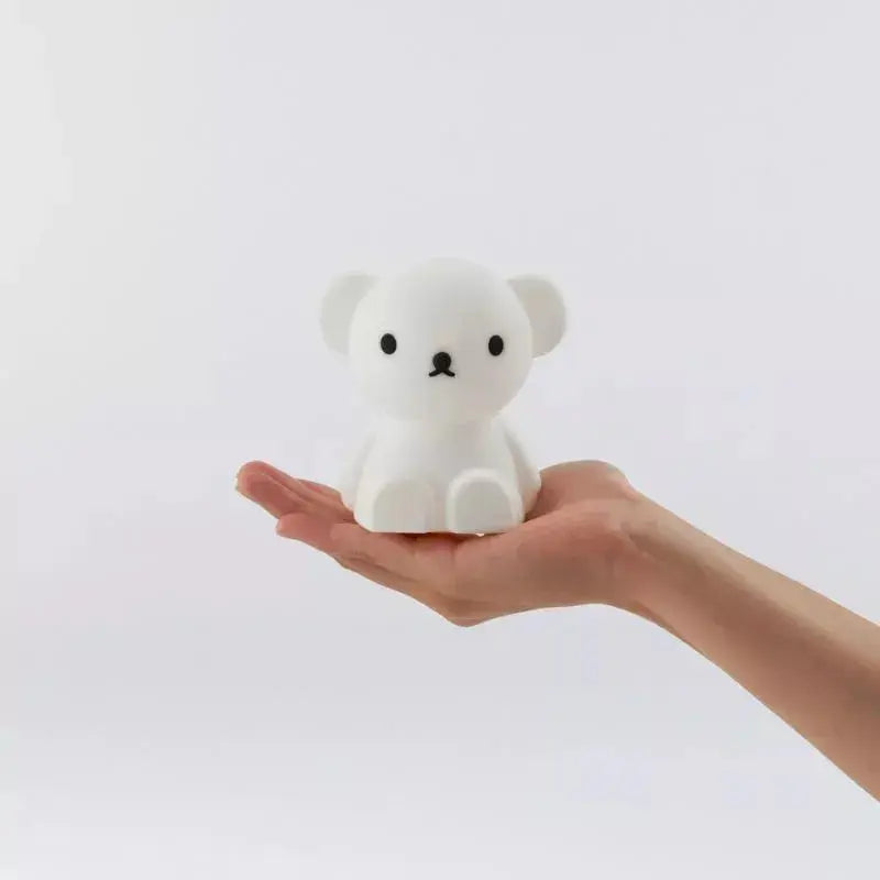 Boris the Bear Plush Toy - Cute & Soft Stuffed Animal Bundle with LED Lights | Perfect for Kids' Bedroom Decor, Nursery Night Light, and Gift Ideas