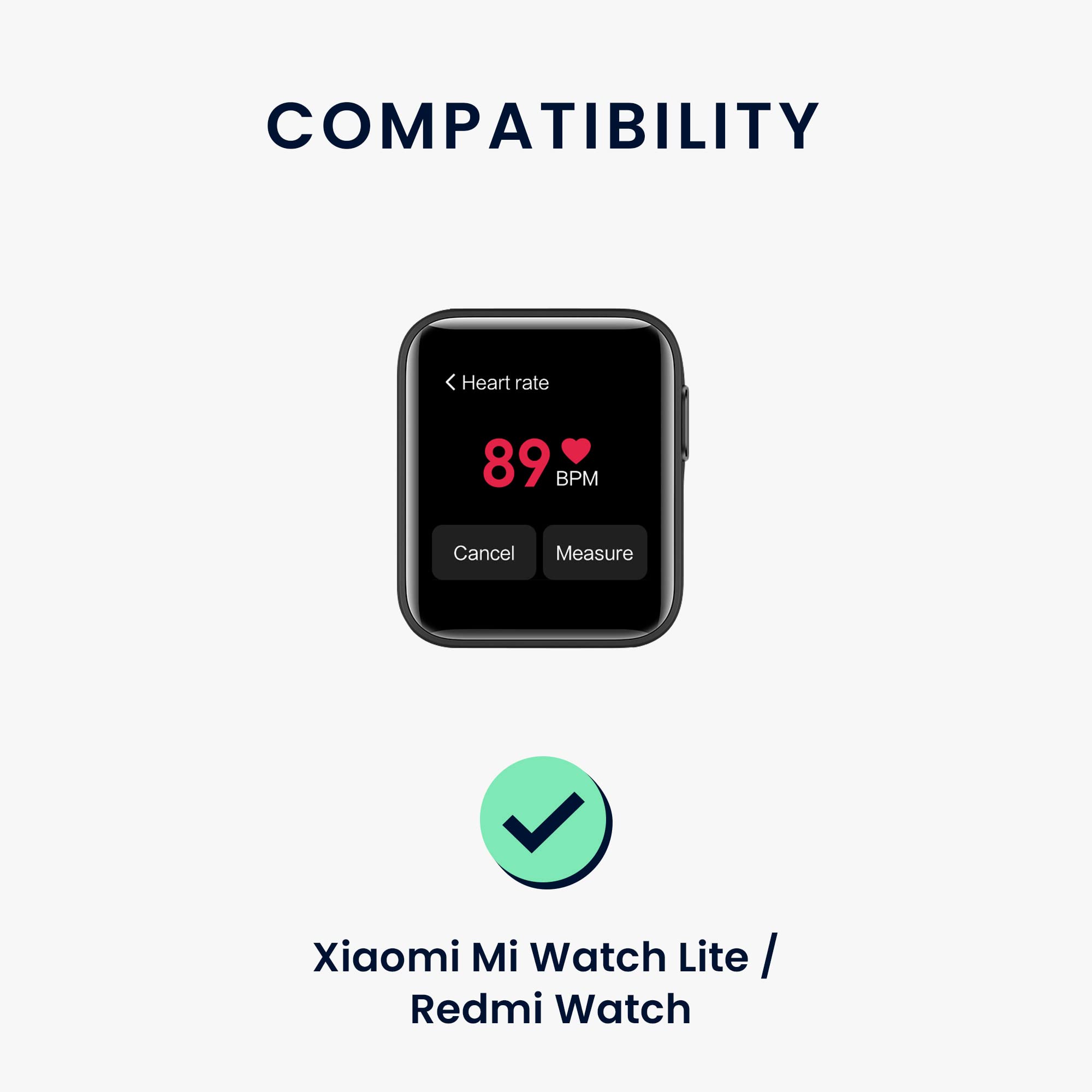 kwmobile Purple Cloud Silicone Watch Band - Compatible with Xiaomi Mi Watch Lite & Redmi Watch - Modern Waterproof Adjustable Durable Strap for Sports, Running, Swimming & Daily Wear
