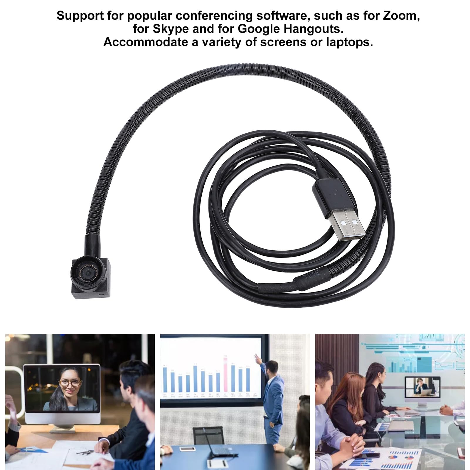 VBESTLIFE 4K HD Autofocus USB Webcam with Built-in Microphone - Plug & Play Web Camera for PC, Laptop, Mac - Perfect for Zoom Meetings, Skype Calls, Google Hangouts, Online Classes & Video Conferencing