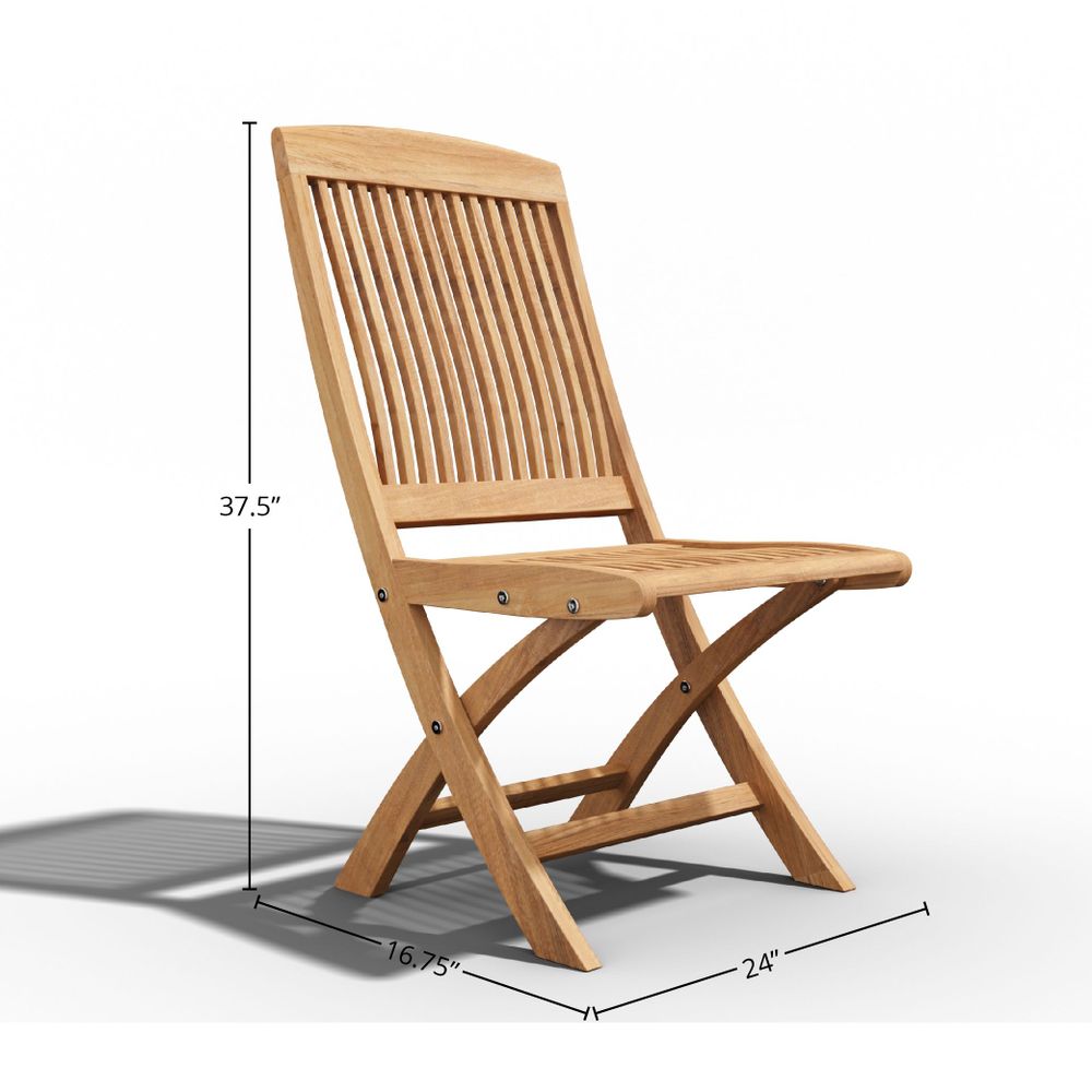 Premium 9-Piece Rectangular Teak Outdoor Dining Set with Extendable Table & Folding Chairs - Patio, Garden, Backyard Furniture for Entertaining & Al Fresco Dining