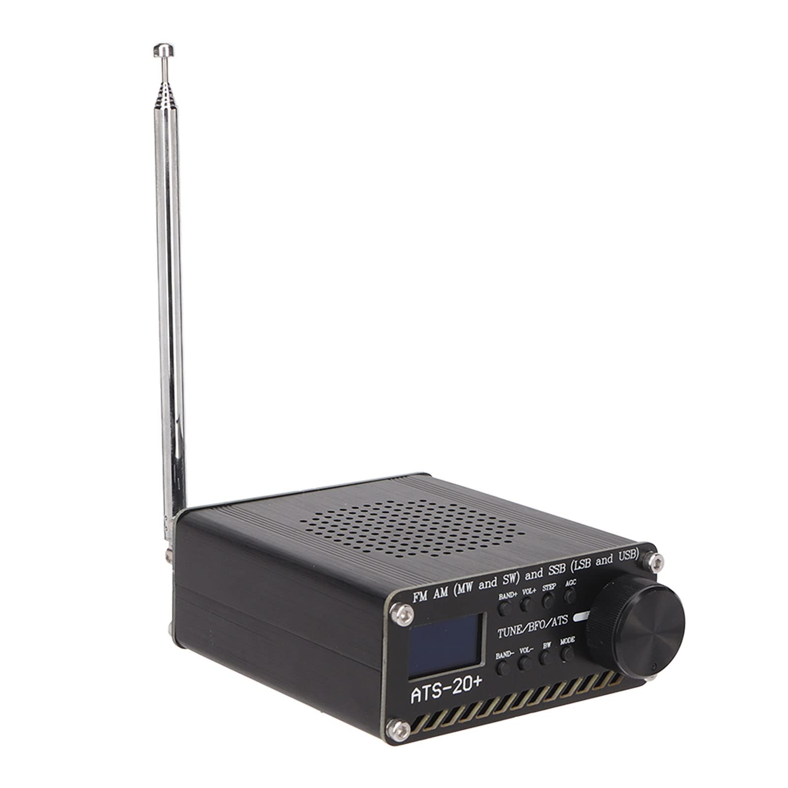ATS-20+ Full Band Radio Receiver with High Sensitivity - FM/AM/World Band Portable Radio for Outdoor, Camping, Home & Emergency Use