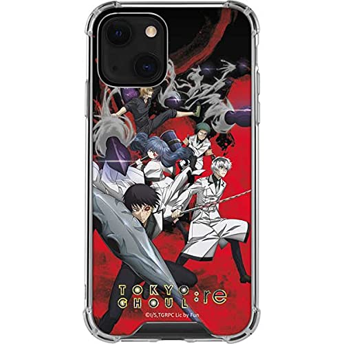 Skinit Clear Phone Case for iPhone 13 - Officially Licensed Funimation Tokyo Ghoul Design | Protective Slim Cover for Anime Fans & Daily Use