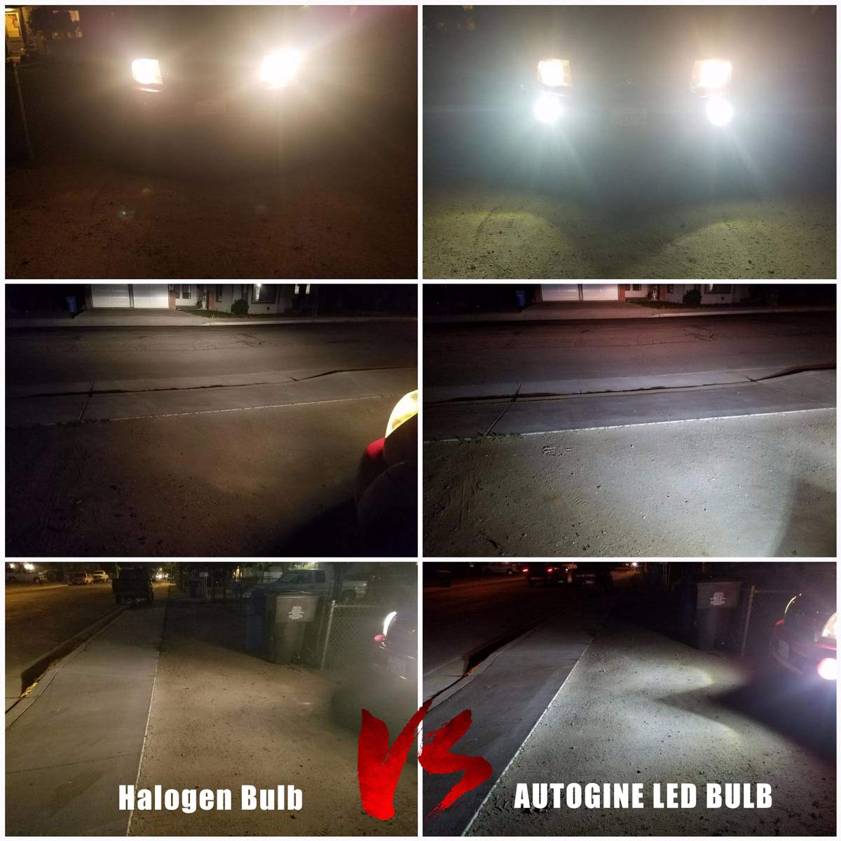 2504 PSX24W LED Fog Light Bulbs - 2600 Lumens Super Bright 3030-SMD 12276 Replacement Bulbs for Cars, Trucks, SUVs & Motorcycles - 6000K Xenon White - Perfect for Off-Roading, Night Driving & Foggy Conditions