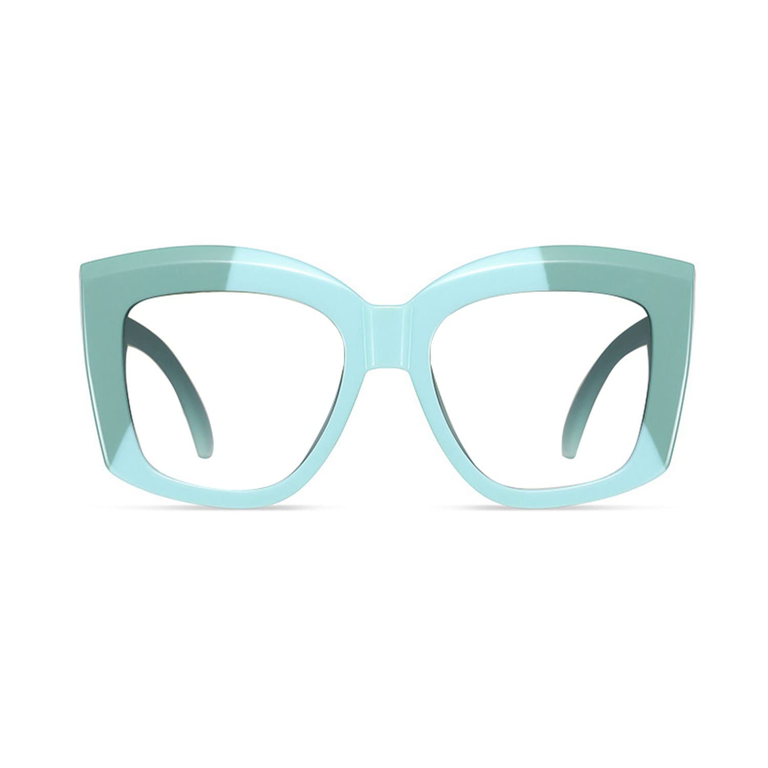 Melrose Fashion Blue Light Blocking Glasses for Women - Oversized Presbyopia Reading Glasses with Spliced Frame Design | Perfect for Computer Work, Reading & Screen Time Protection