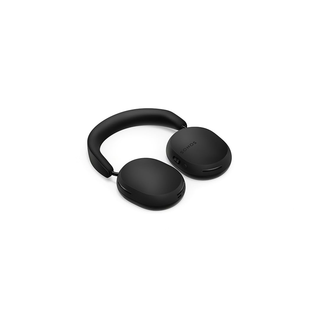 Sonos Ace Wireless Bluetooth Headphones with Active Noise Cancelling, 30-Hour Battery Life, Spatial Audio & Dynamic Head Tracking - Perfect for Travel, Workouts & Commuting - Black
