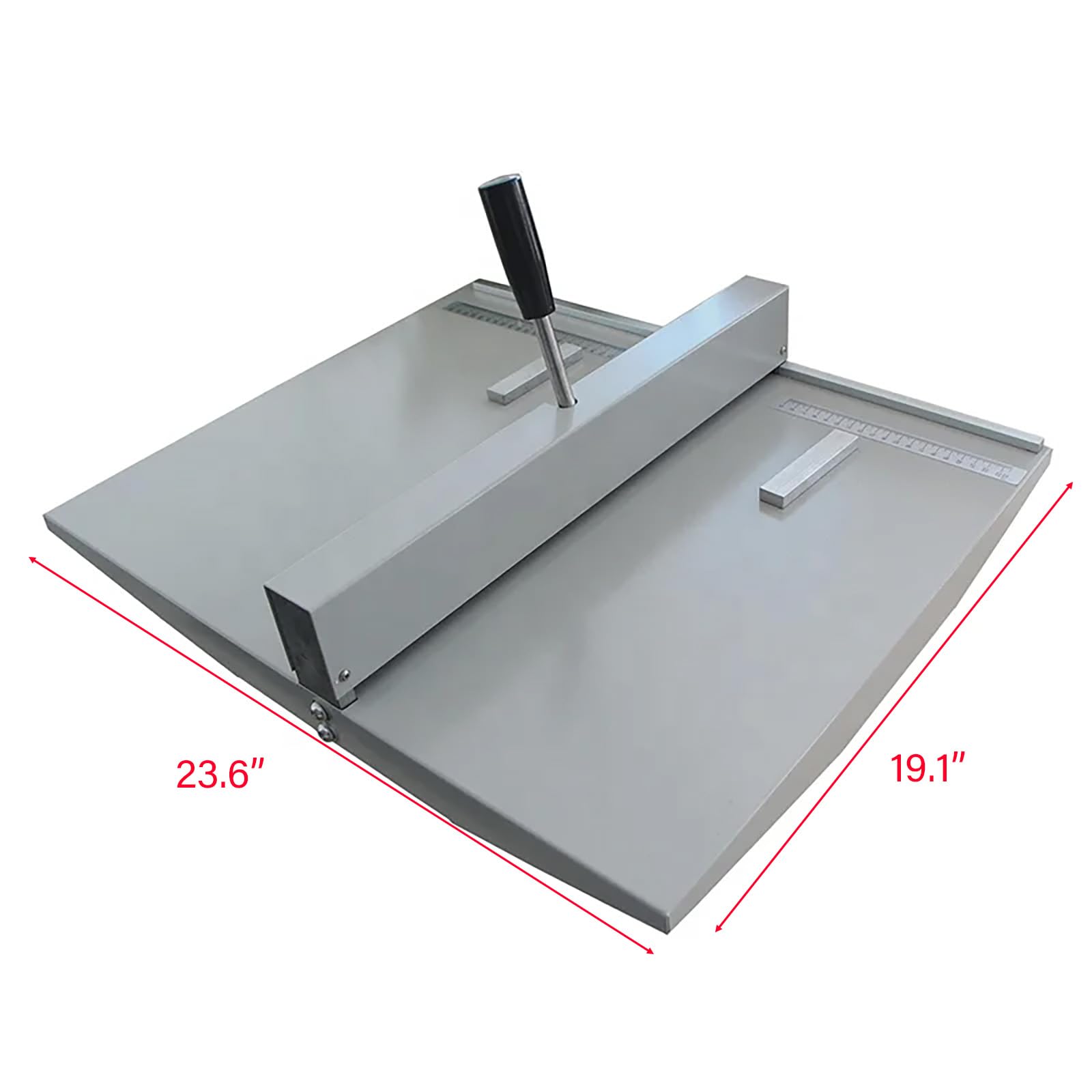18 Inch Manual Paper Creasing Machine with 2 Magnetic Blocks - Desktop Card Scorer & Paper Folding Tool for Crafting, Invitations, Greeting Cards & DIY Projects