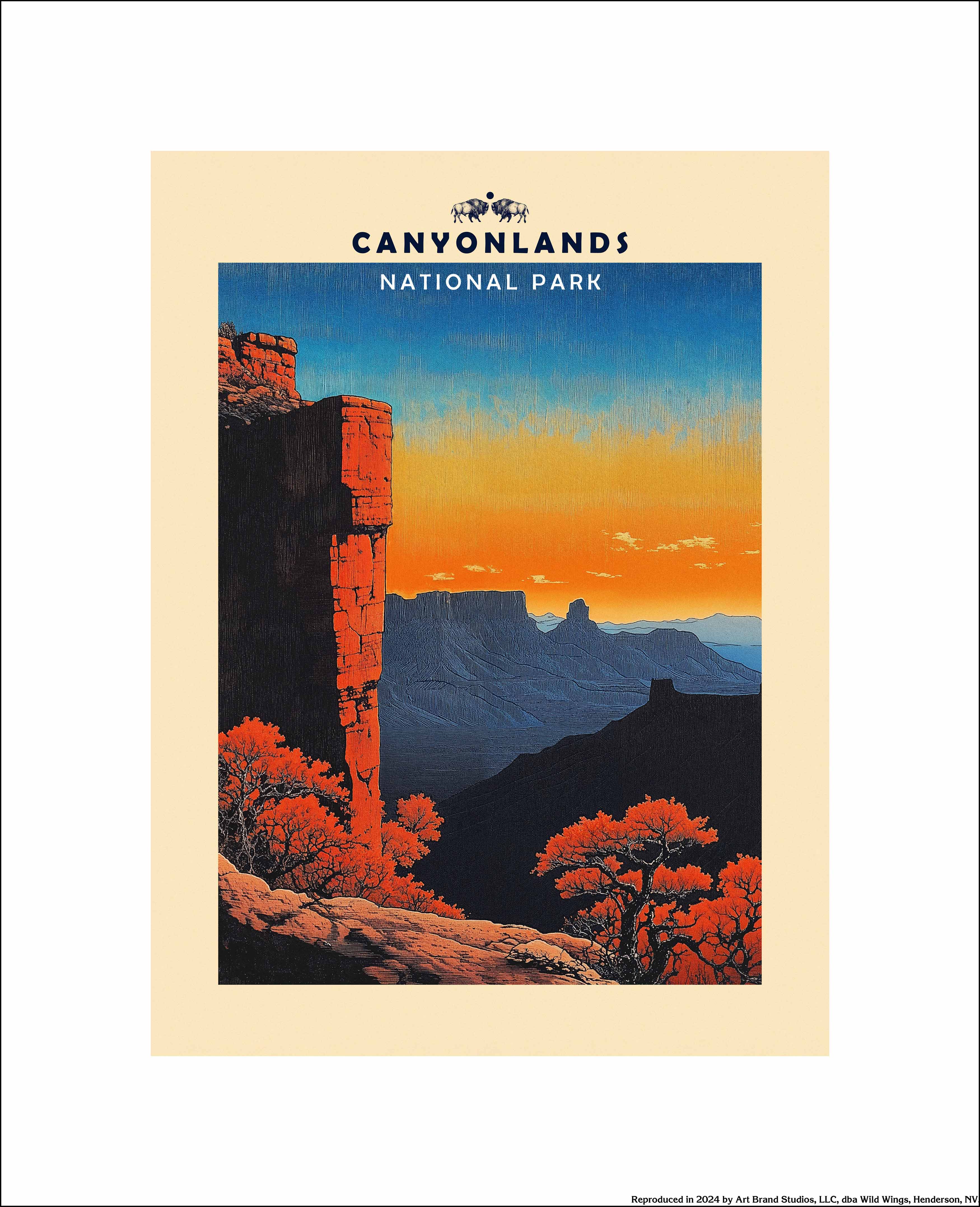 Canyonlands National Park Art Prints - Stunning Landscape Wall Decor for Home & Office - Perfect for Living Room, Bedroom, or Gift