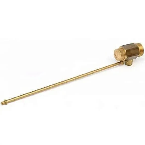 20mm Philmac Tapered Thread Brass Float Valve with DR Watermark - 250mm Arm for Water Tank, Toilet Cistern & Irrigation Systems