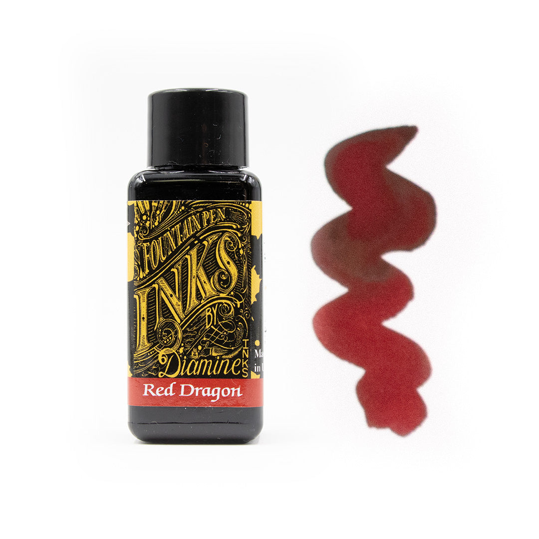 Premium Diamine Fountain Pen Ink 30ml Bottle - Vibrant Colors for Calligraphy, Journaling & Artistic Writing - Perfect for Fountain Pens, Dip Pens & Ink Drawing