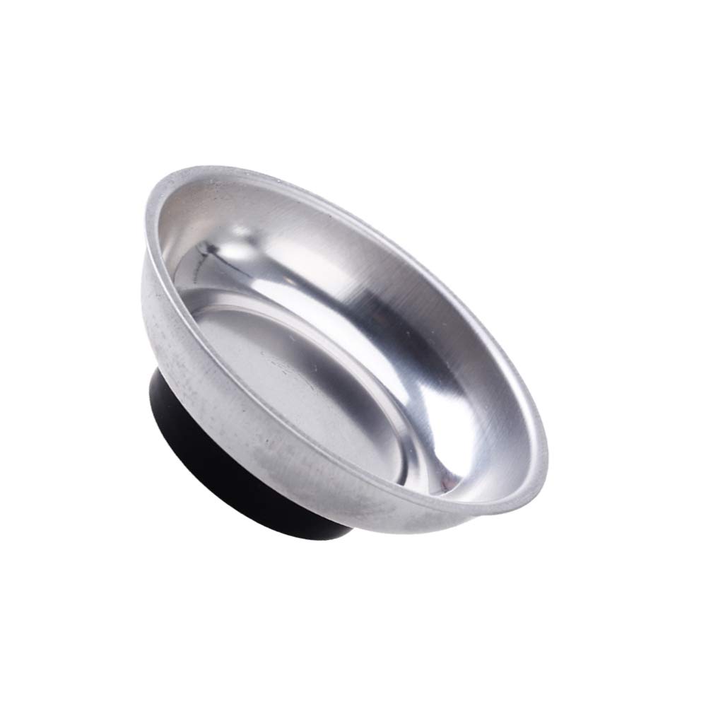 **3 Inch Magnetic Tool Tray - Round Serving Dish for Screws, Bolts & Sockets | Strong Magnetic Parts Holder | Perfect for Workshops, Garages & DIY Projects**