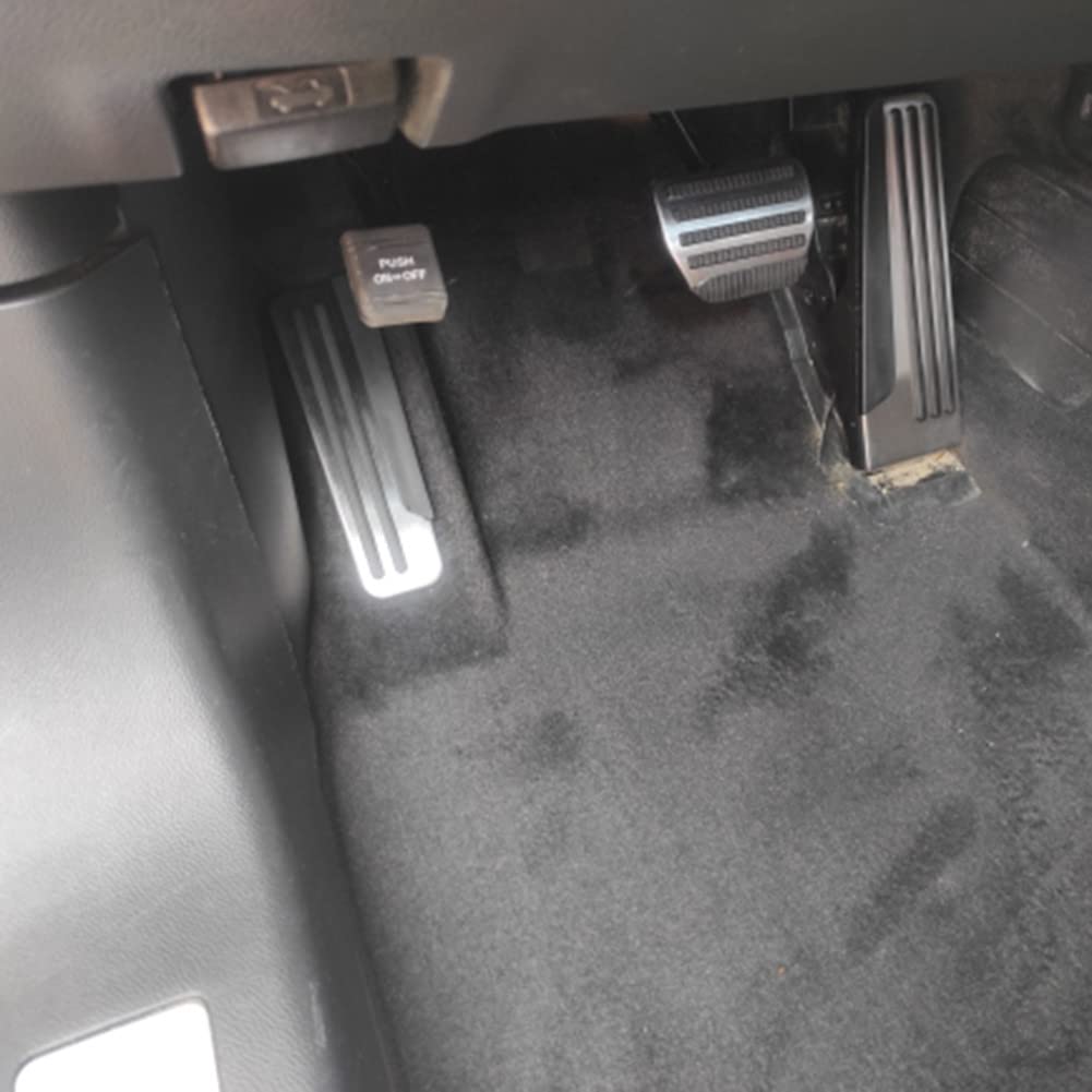 Stainless Steel Car Pedal Covers for Q50 Q60 Q70 QX70 - 2PC Set - Durable Footrests for Enhanced Driving Comfort