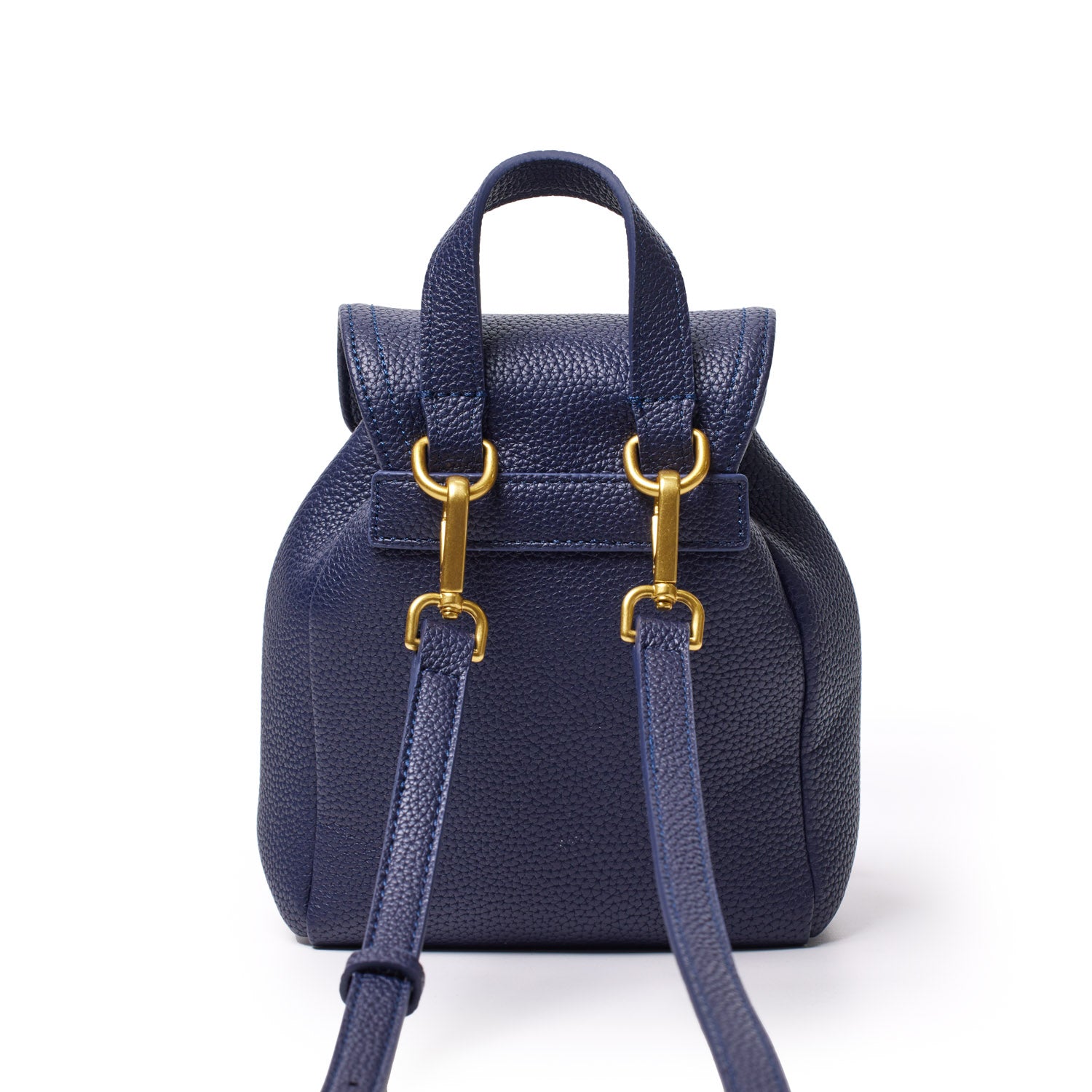 Mini Pebble Crossbody Backpack for Women - Stylish Navy Blue Small Shoulder Bag Purse, Perfect for Travel, Work, and Everyday Use
