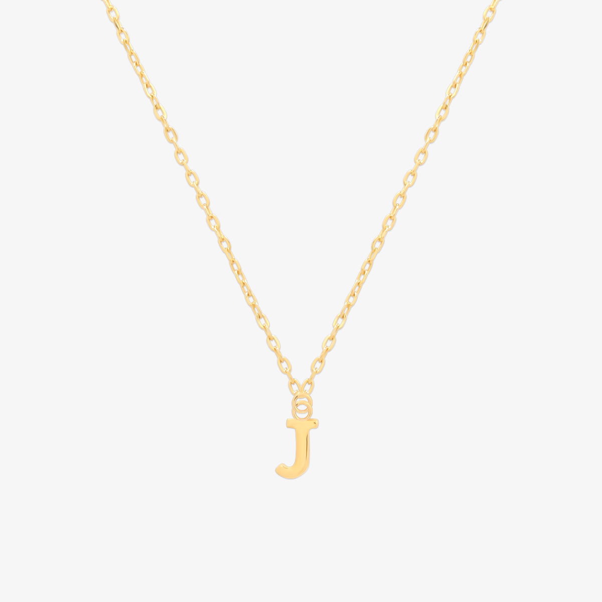 Classic Initial Pendant Necklace - Personalized A-Z Letter Jewelry for Women - Perfect Gift for Birthday, Anniversary & Valentine's Day