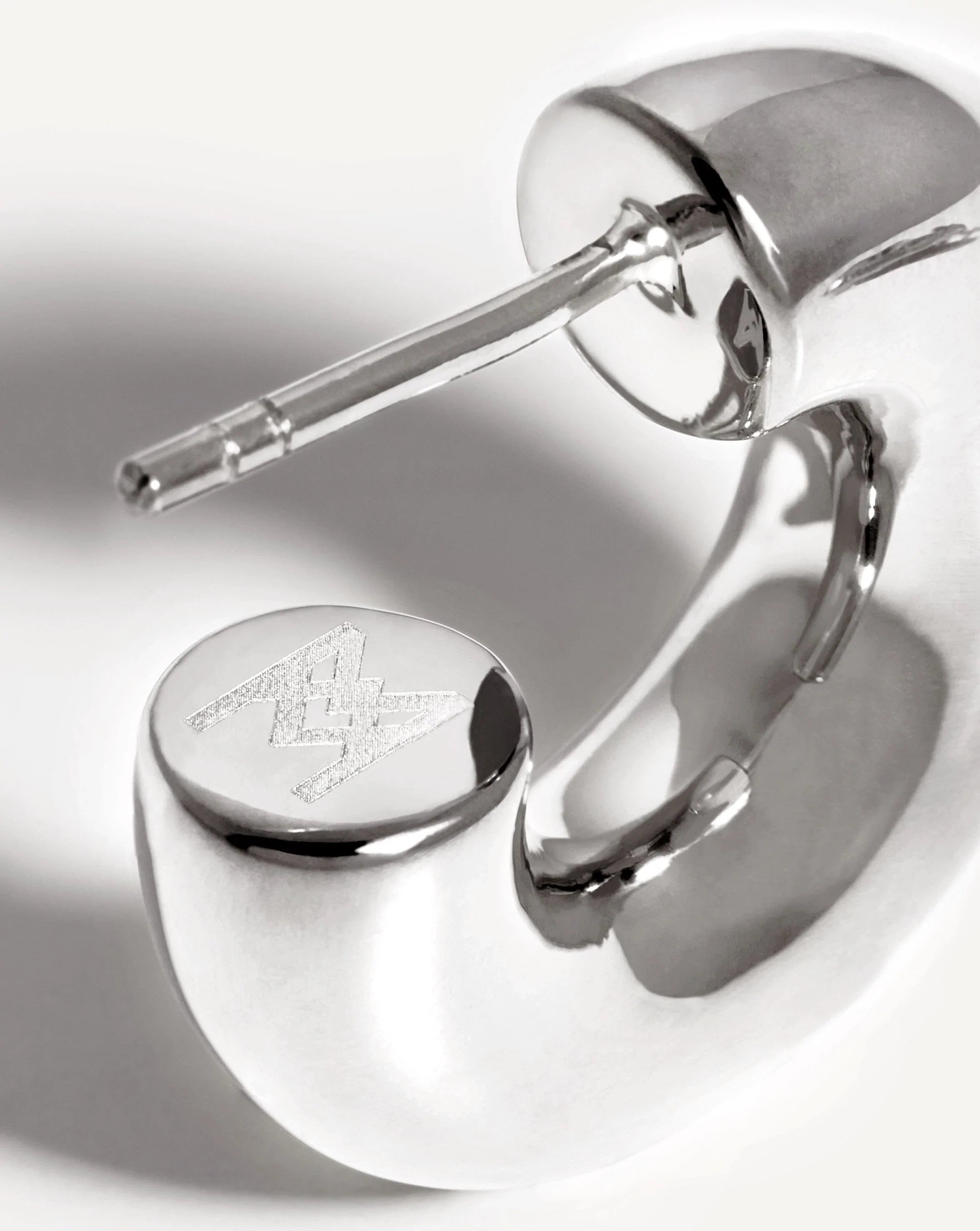 Chubby Tunnel Small Hoop Earrings for Women - Silver Plated Chunky Hoops | Perfect for Everyday Wear, Parties & Gifts