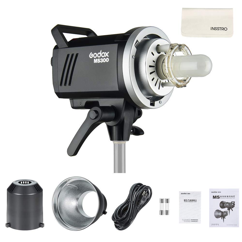 Godox MS300 Studio Flash with X2T-S 2.4G Wireless Trigger - Professional Photography Lighting Kit for Portraits, Product Shoots & Studio Sessions
