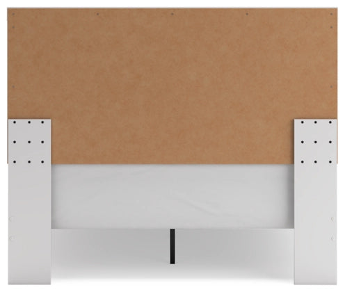 Charbitt Queen Size Panel Bed Frame with 2 Nightstands - Modern Bedroom Furniture Set for Master Bedroom & Guest Room