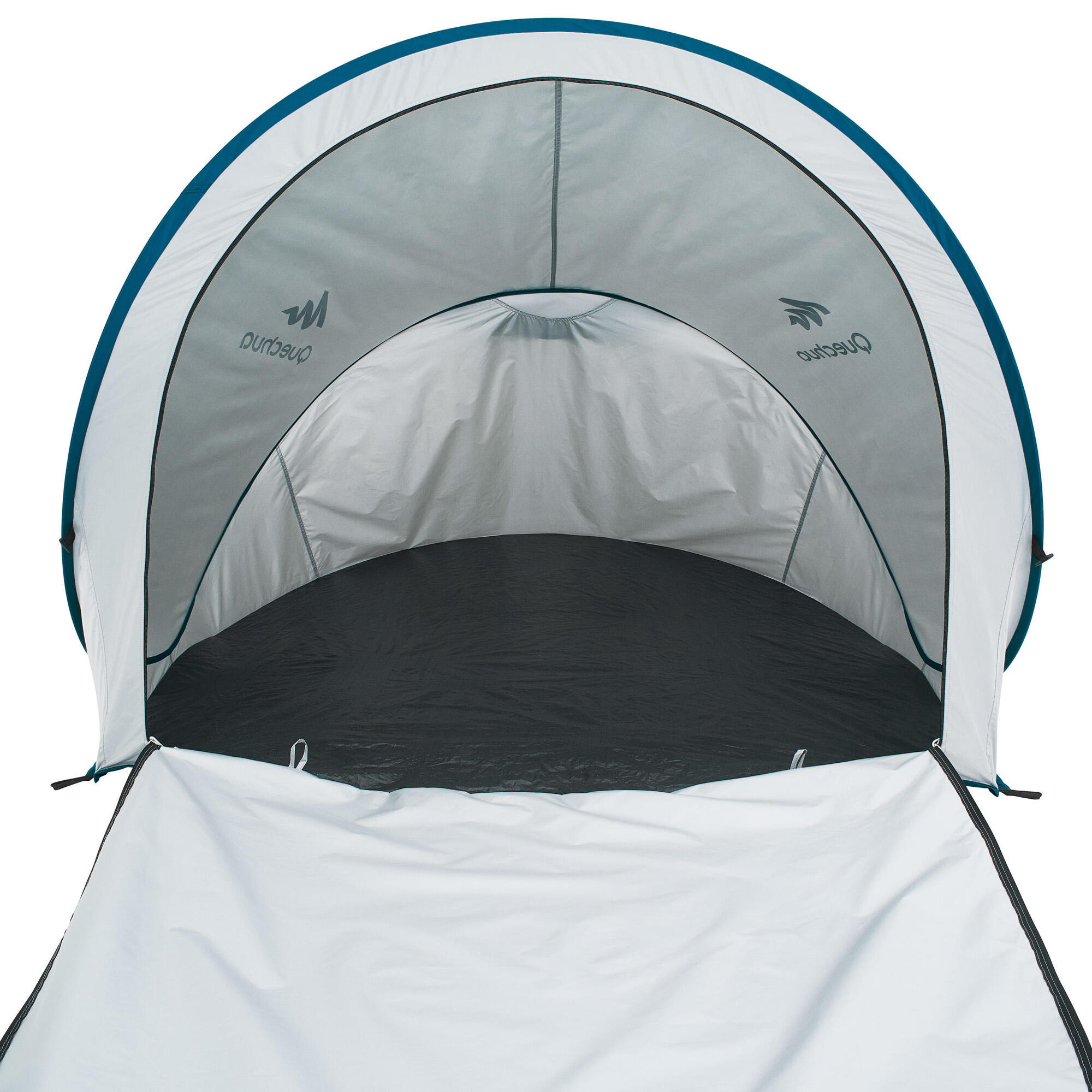 Quechua 22 Pop Up Extra Large Camping Beach Shelter - Sun Protection & Blackout Technology for Outdoor Adventures, Picnics, and Beach Trips