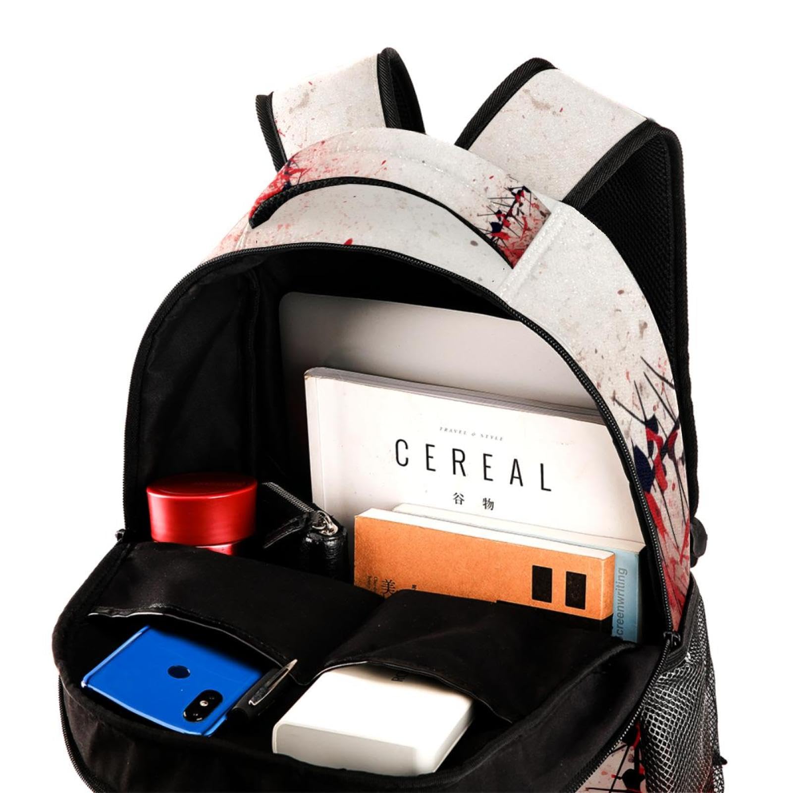 Men's & Women's Travel Backpack with Baseball Texture - Durable & Stylish Backpack for Commuting, Hiking & Daily Use