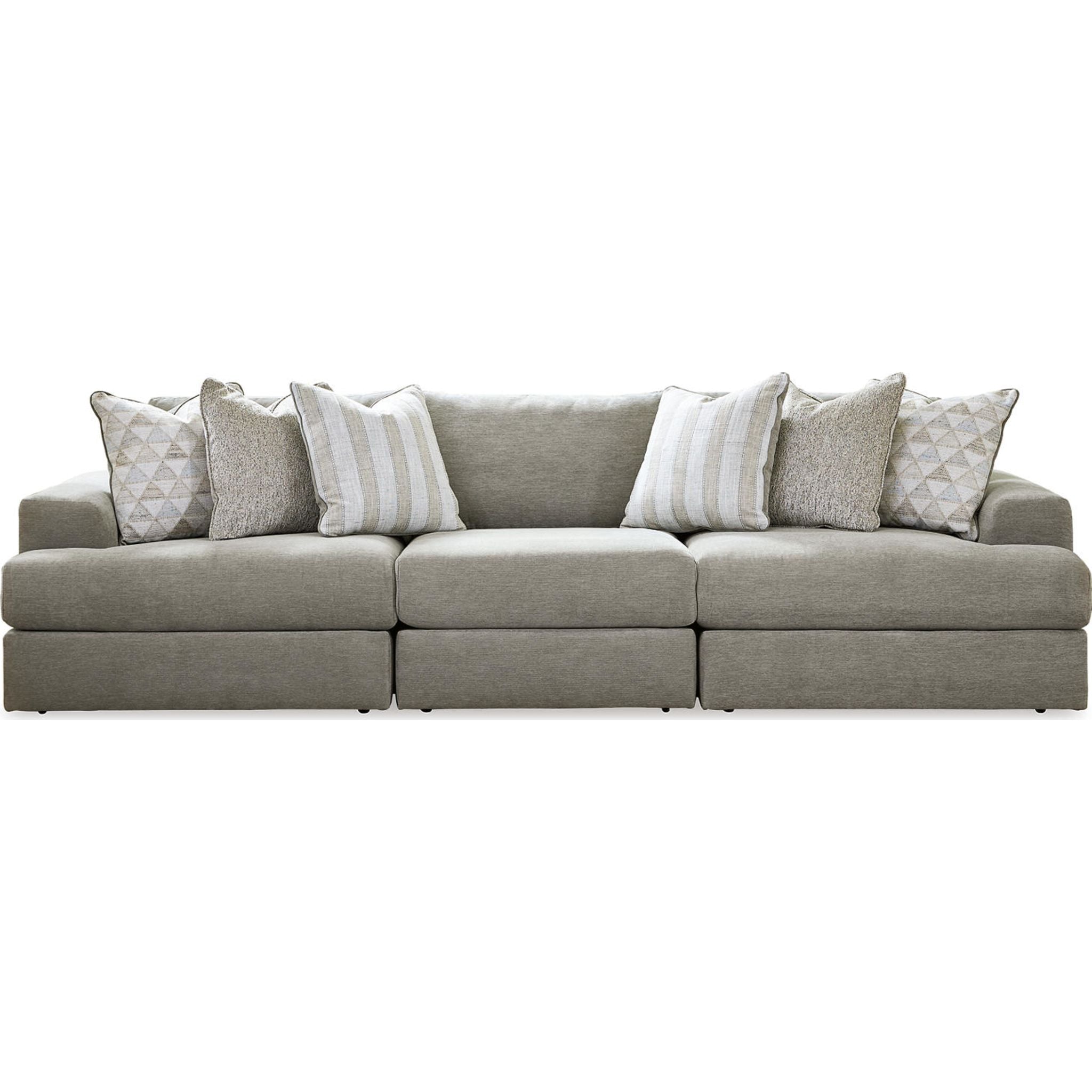 Avaliyah 3-Piece Modular Sectional Sofa Set - Modern L-Shaped Couch with Reversible Chaise for Living Room, Family Room & Home Theater