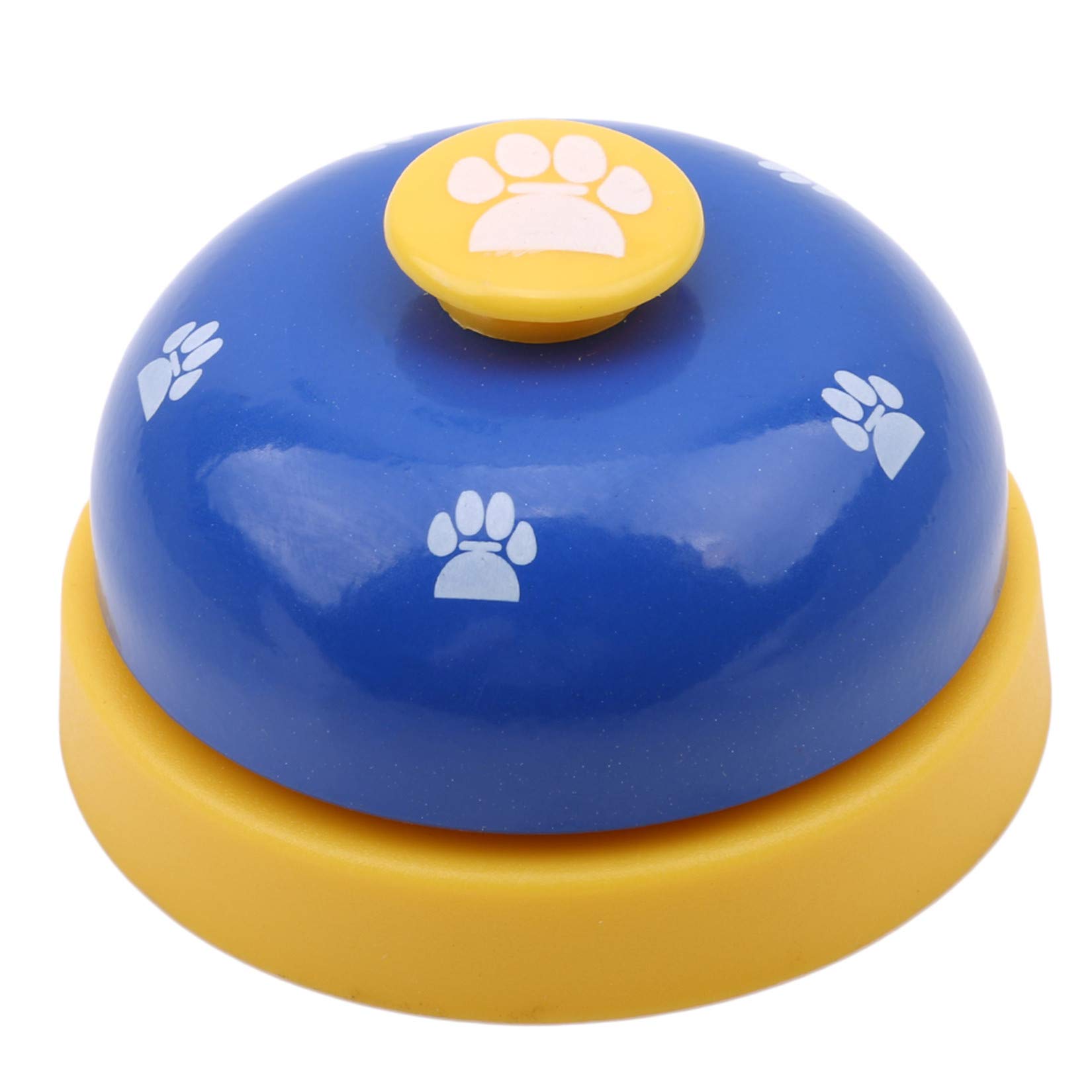 Metal Call Bell for Desk - Dog Training Bells with Footprints Pattern, Kitchen Counter & Reception Use - Style 4 | Perfect for Office, Restaurant, Hotel, and Home Service Alert