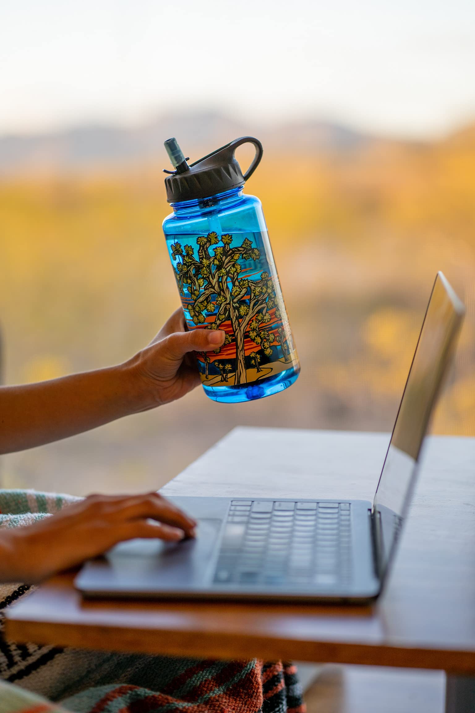 Epic Water Filters Nalgene OG Water Bottle with Built-in Filter | 32oz BPA-Free Water Bottle | Removes 99.99% of Tap Water Contaminants & PFAS | Made in USA | Perfect for Hiking, Camping & Outdoor Adventures