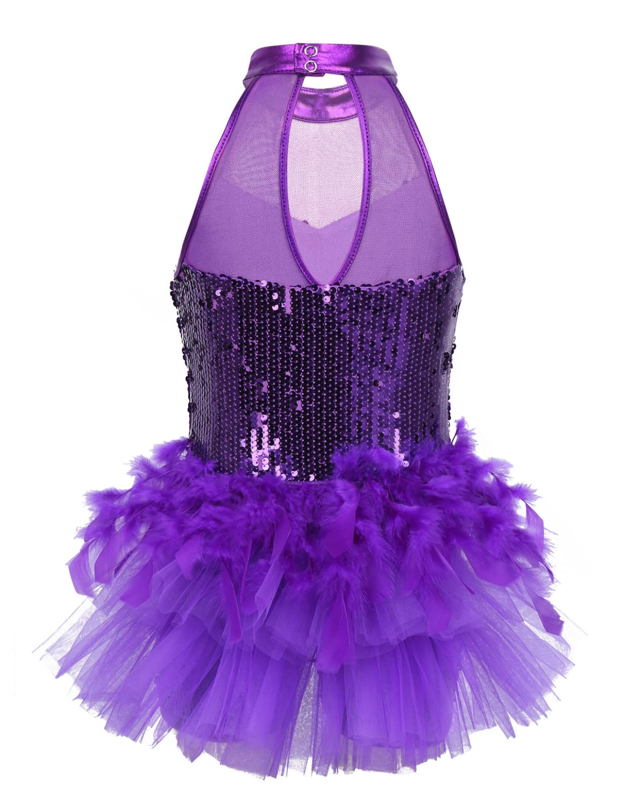 Sparkly Girls Ballet Leotard with Tutu - Kids Dance Costume for Ballet, Jazz, Latin & Street Performance - Perfect for Recitals, Competitions & Dance Classes