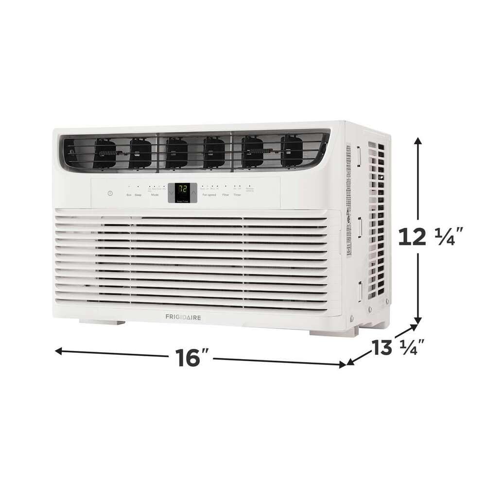 Frigidaire FHWC063TC1 6,000 BTU Window Air Conditioner with Electronic Controls - White | Cooling for Small Rooms up to 250 Sq Ft | Perfect for Bedrooms, Offices & Apartments