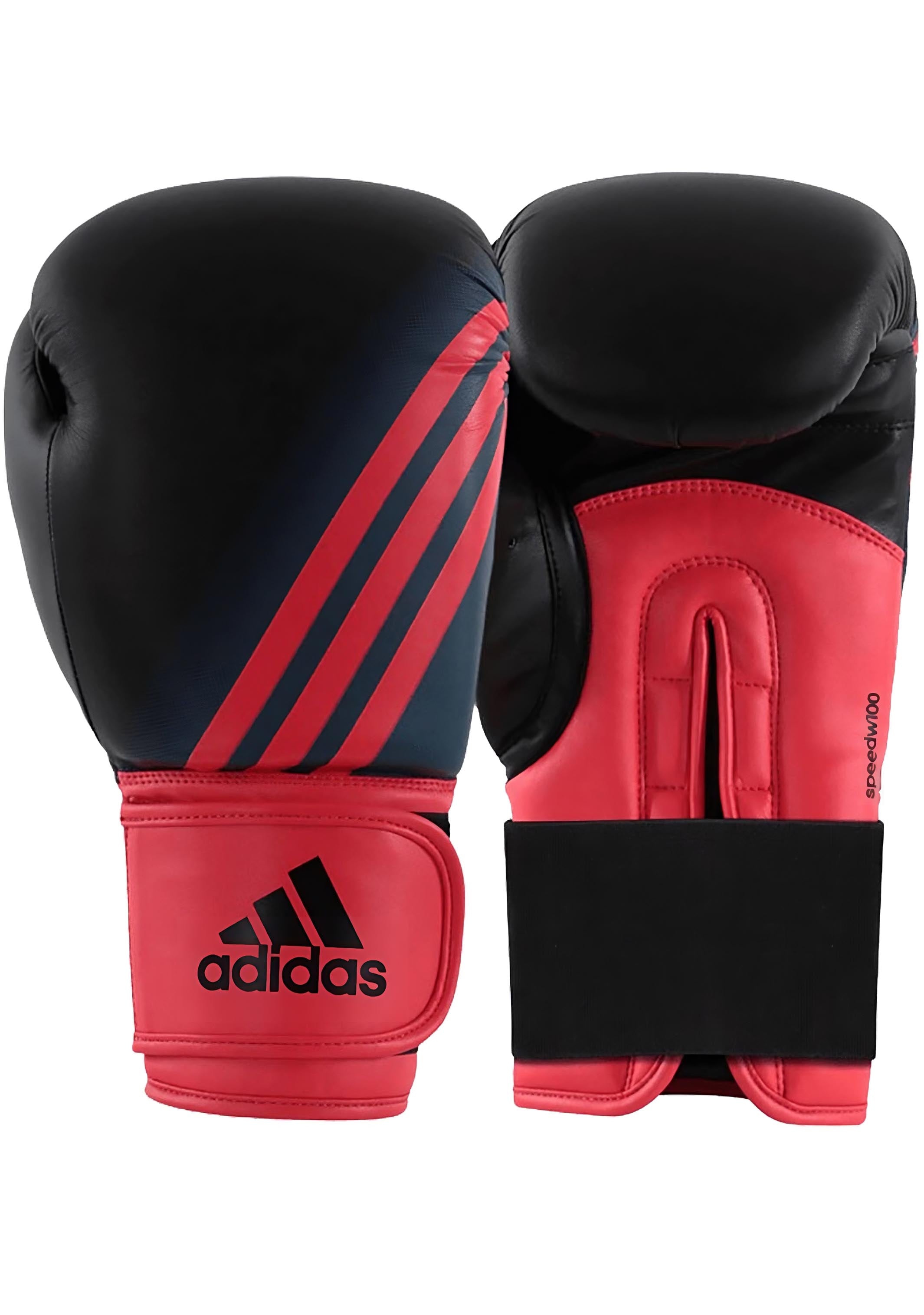 Adidas Women's Speed 100 Training Gloves - Black/Red (ADISBGW100) | Lightweight Workout Gloves for Gym, Fitness & Cross Training