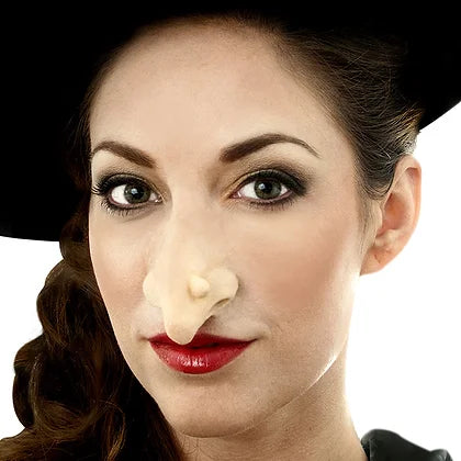 Woochie Witch Nose Small Latex - Realistic Halloween Costume Accessory for Kids & Adults - Perfect for Halloween Parties, Cosplay, and Theatrical Performances