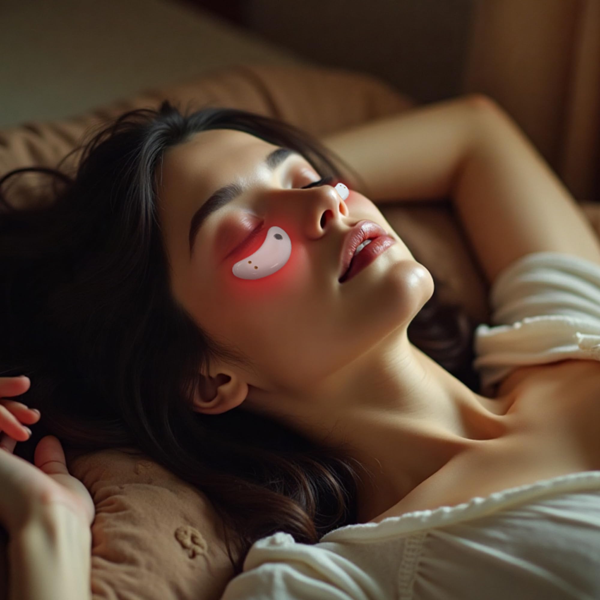 DUOMEIQI Red Light Therapy Eye Patches - RevitaEyes Under Eye Massage Patches for Dark Circles & Puffiness Relief | Portable Eye Treatment for Tired Eyes | Perfect for Home Spa, Travel & Office Use