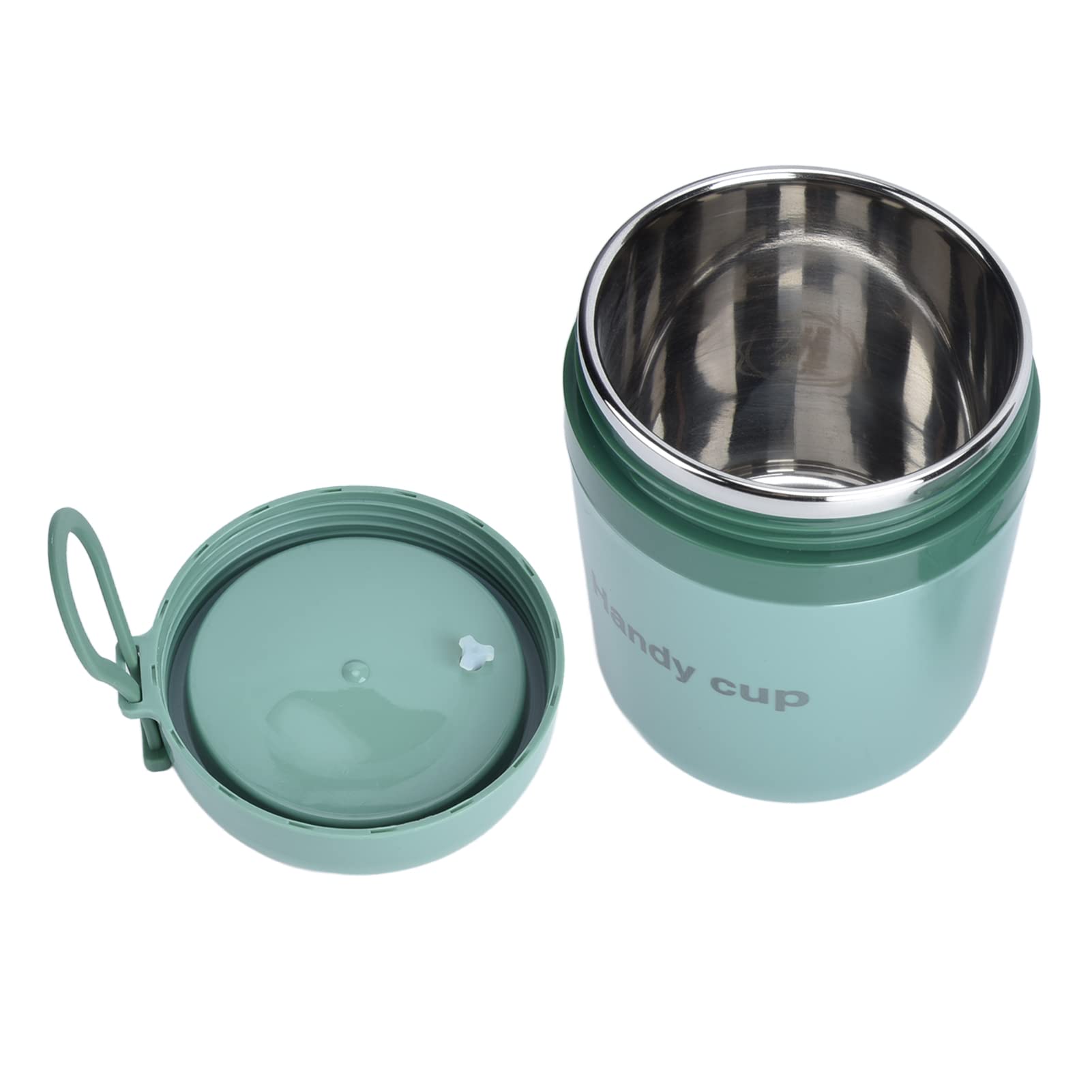 Premium 500ml Insulated Lunch Containers - Double Wall Anti-Scald Hot Food Jar with Seamless Welding Technology | BPA-Free Food Grade Stainless Steel | Perfect for School, Office & Outdoor (Nordic Green) | Keep Meals Warm for Hours - Ideal for Commuting, Picnics & Work Lunch