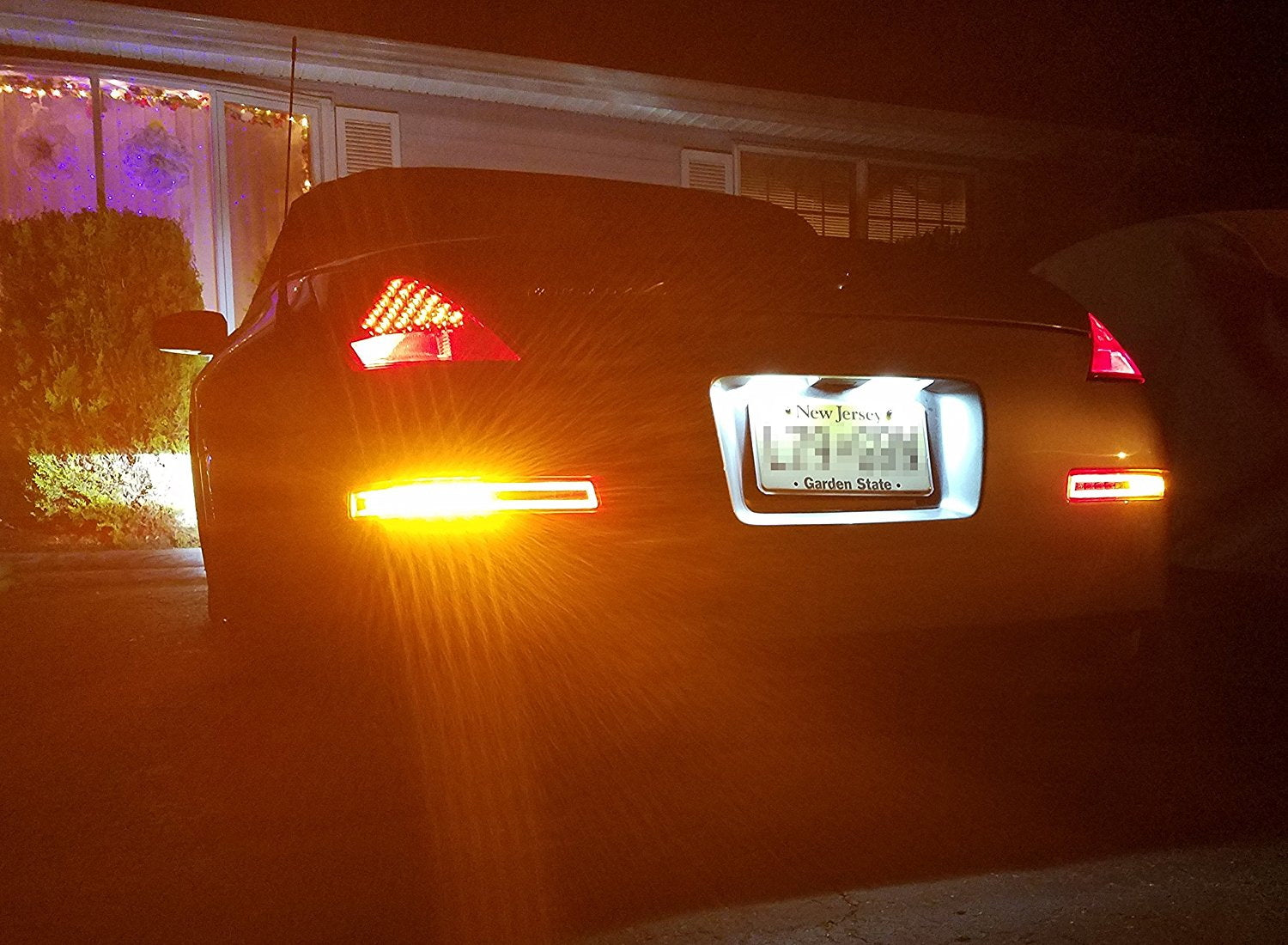 Clear Lens All-in-One LED Turn Signal, Backup & Brake Light for 2003-2009 Nissan 350Z - Upgrade Your Car's Safety & Style for Night Driving & Custom Builds