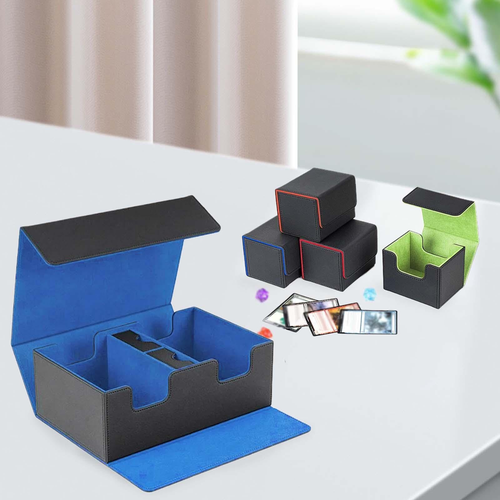 GaotKeut Premium Trading Card Deck Box - Durable Card Storage Case with Protective Sleeves for MTG, Pokemon & Yu-Gi-Oh Cards - Perfect for Game Nights, Collectors & Card Display