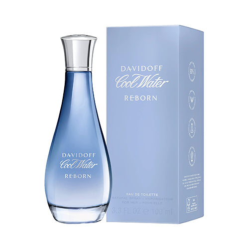 Davidoff Cool Water Reborn 100ml EDP for Women - Fresh Floral Perfume | Perfect for Daily Wear, Office & Date Nights