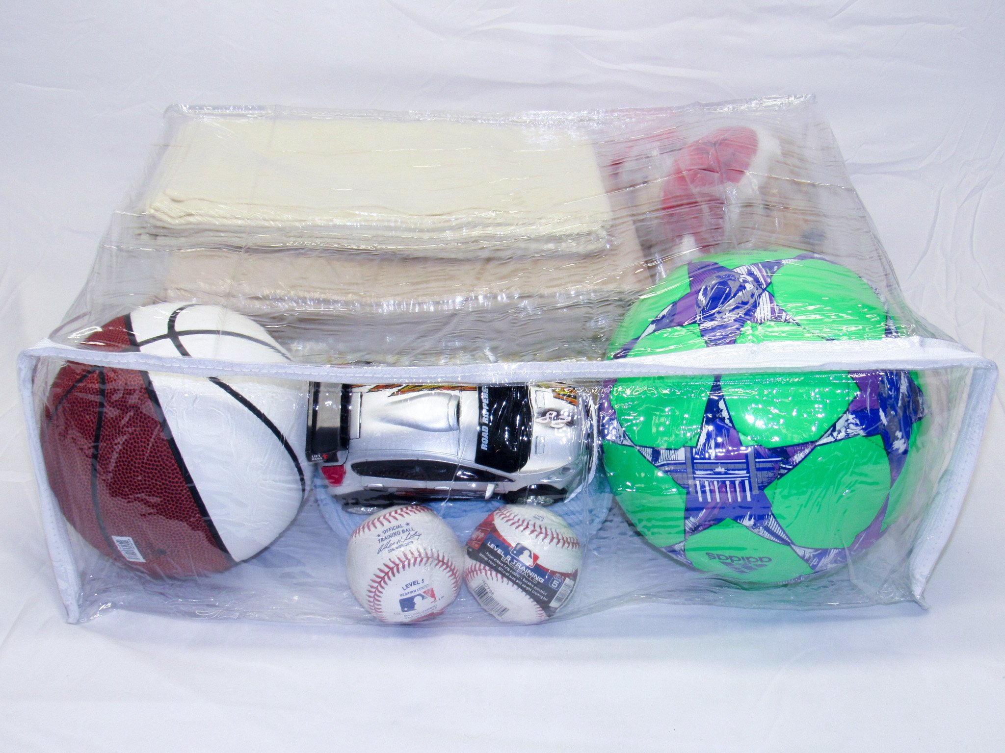 2-Pack Extra Large Heavy Duty Clear Vinyl Zippered Storage Bags 22
