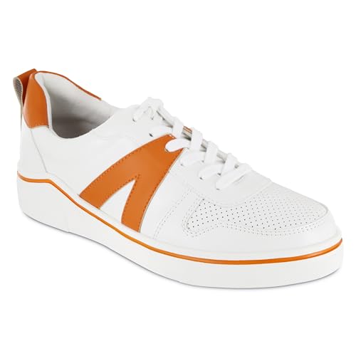 White/Orange