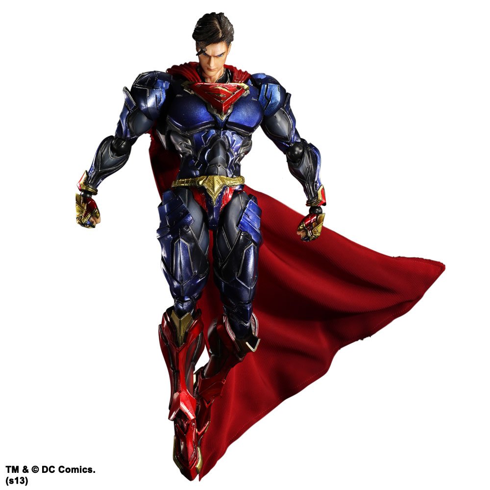 DC Comics Variant Play Arts Kai Superman Action Figure - Collectible Toy for Fans & Display, Perfect for Home Decor, Office Display & Gifting