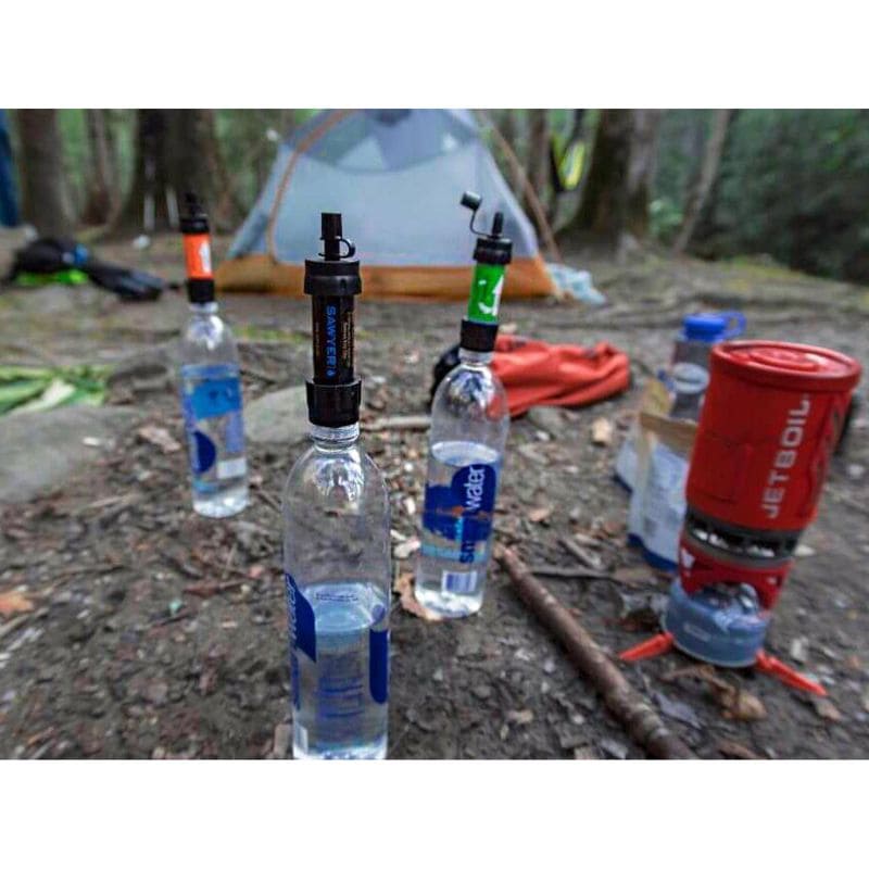 Sawyer Mini Water Filtration System - Portable & Lightweight Water Filter for Hiking, Camping, Travel, and Emergency Preparedness