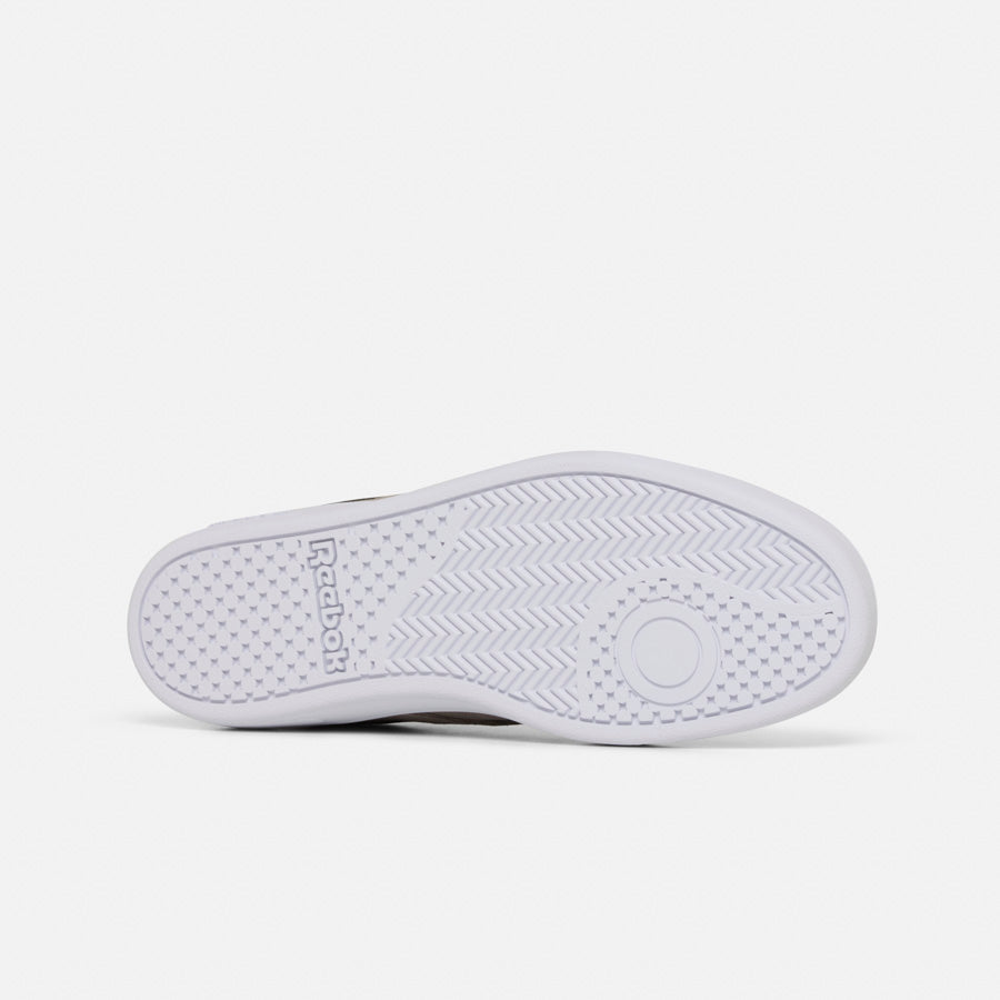 Reebok Court Retro Sneakers for Men & Women - Gritty Grey/Black/White - Classic Tennis Shoes for Casual Wear & Gym Workouts
